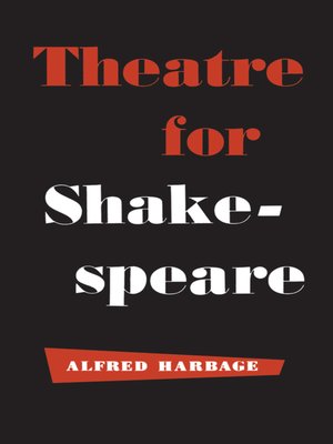 cover image of Theatre for Shakespeare